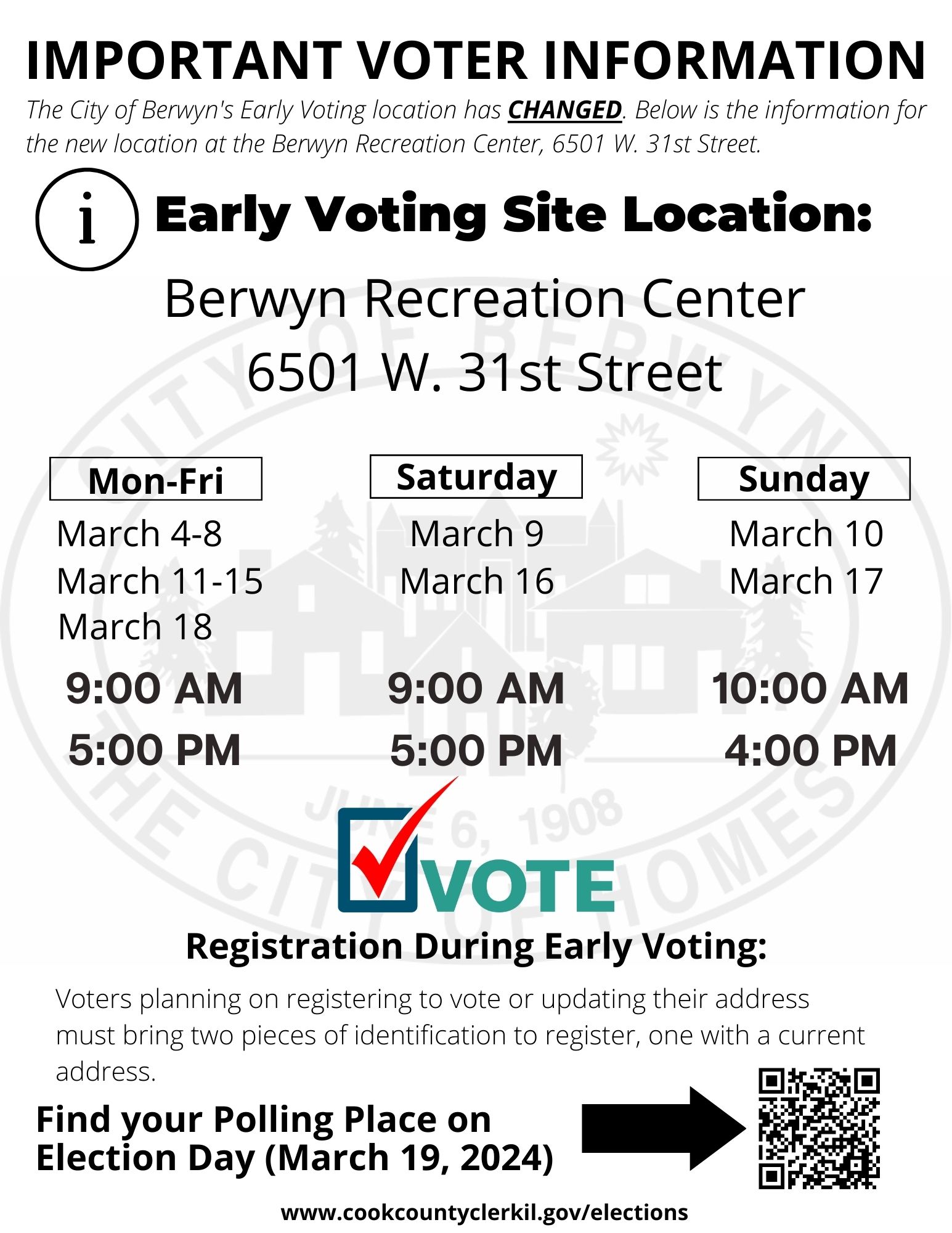 2024 EARLY VOTING INFO MARCH