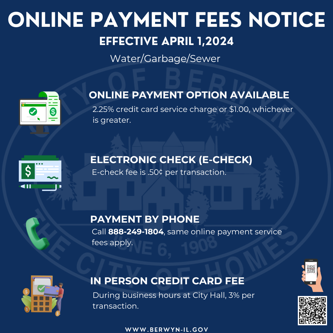 ONLINE PAYMENT FEES NOTICE APRIL 1 2024